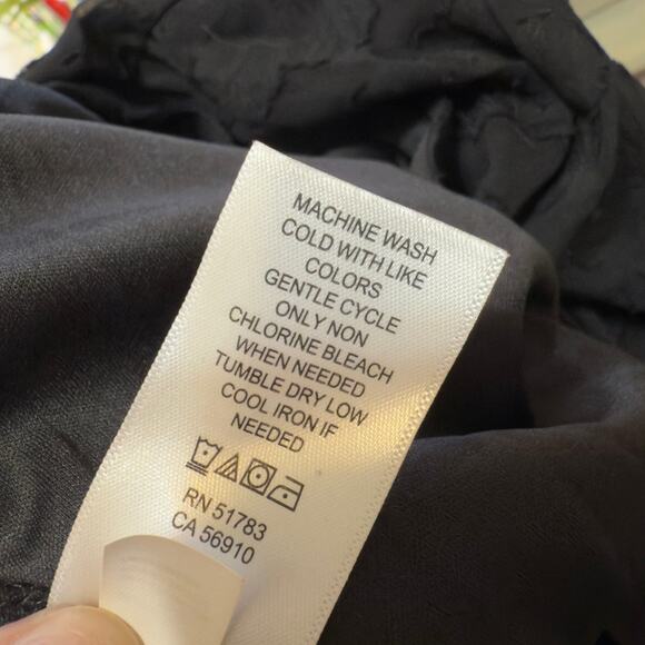 Maurices Plus sz. 3X black dress textured lace. elasticized career, funeral 3773 - Picture 7 of 8